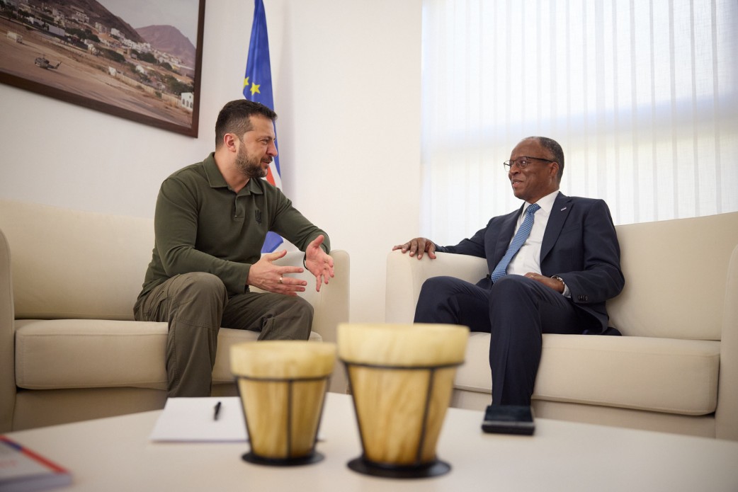 The President of Ukraine met with the Prime Minister of Cape Verde
