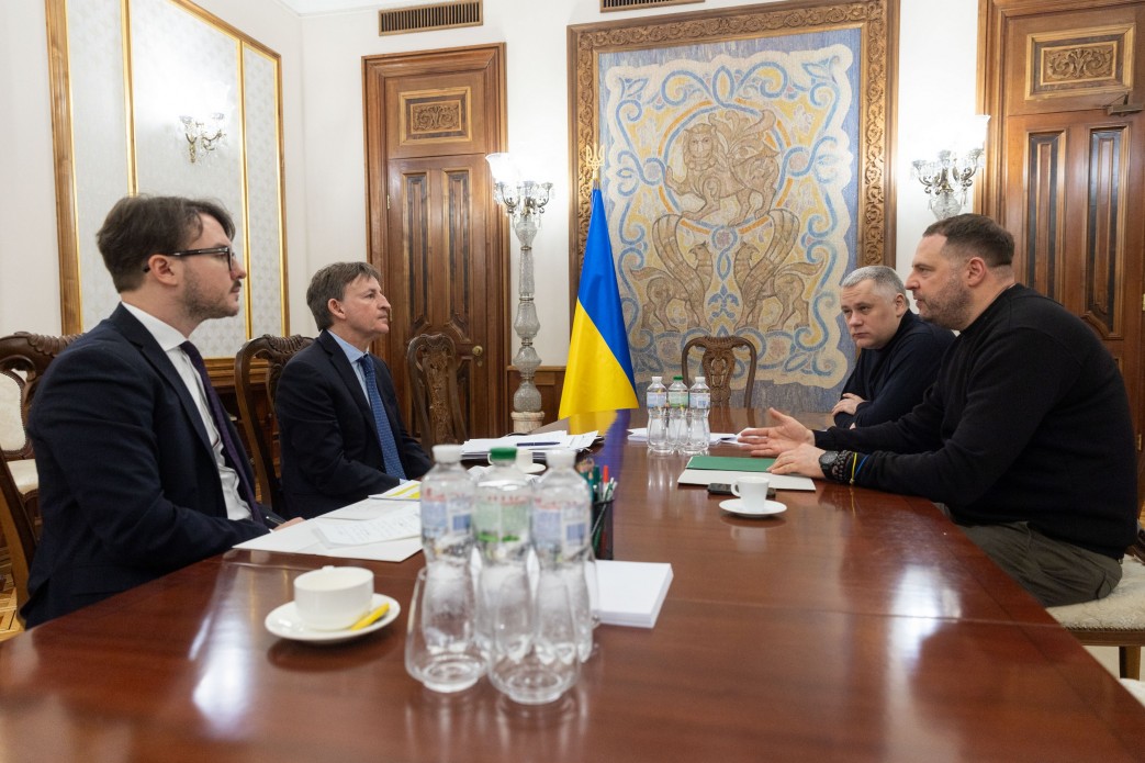 Andriy Yermak met with the Ambassador of Italy to Ukraine
