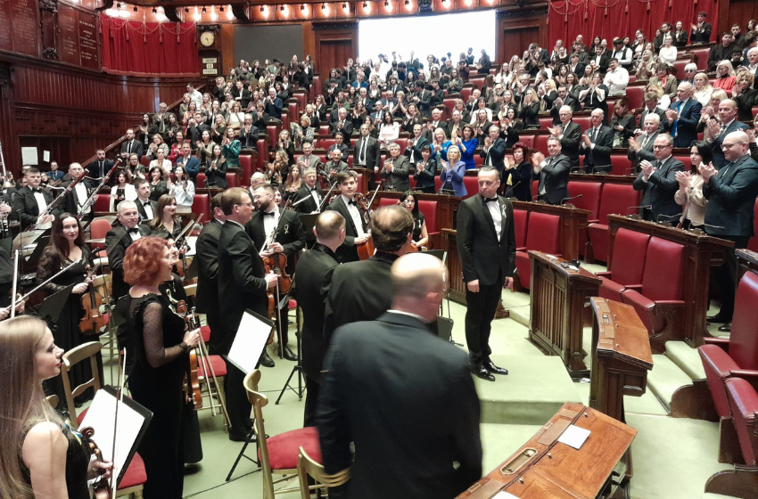 Odessa plays opera in Rome in the Italian parliament to remind the 2 years since the Russian invasion