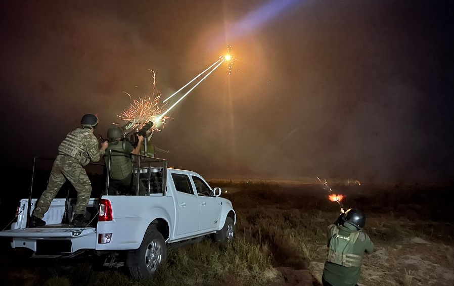 The night attack of "Shaheds" and rockets