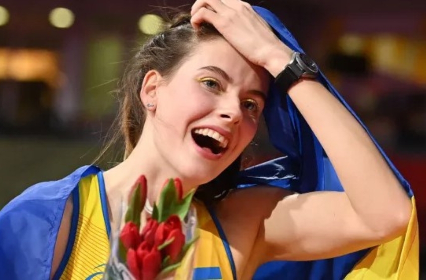 Ukrainian athlete Yaroslava Maguchikh has won silver at the World Athletics Indoor Championships Glasgow 24