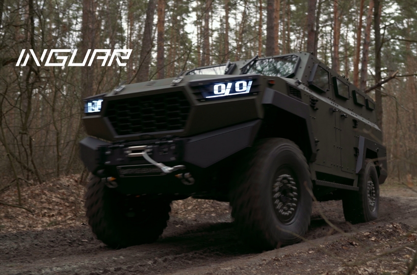 A Ukrainian company has unveiled a new MRAP-class armored vehicle called the Inguar-3