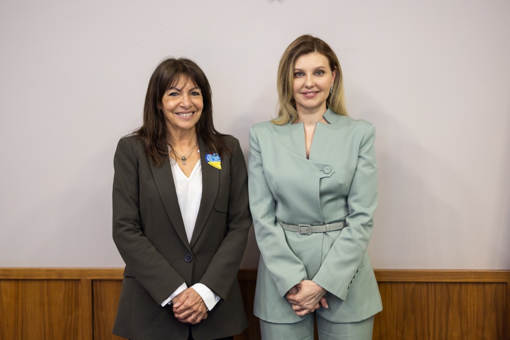 Olena Zelenska during a meeting with Anne Hidalgo: Paris' experience in inclusiveness is important for Ukraine