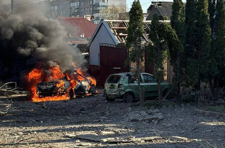 As a result of a rocket attack in Zaporizhzhia, over 40 buildings were damaged