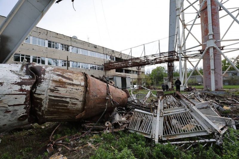 Strike on the TV tower in Kharkiv. Consequences of the impact