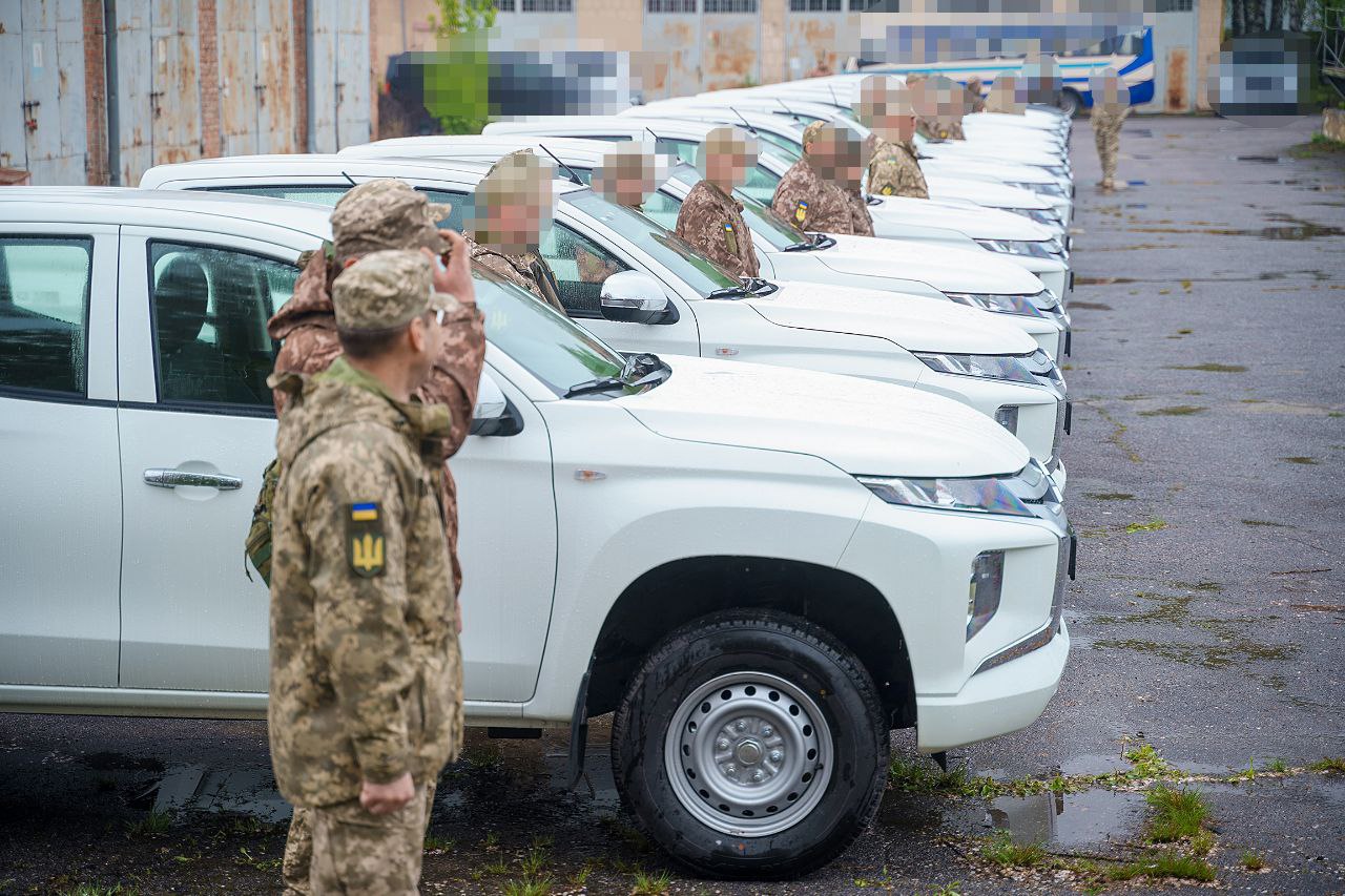 Vinnytsia has supplied pickups for mobile fire units