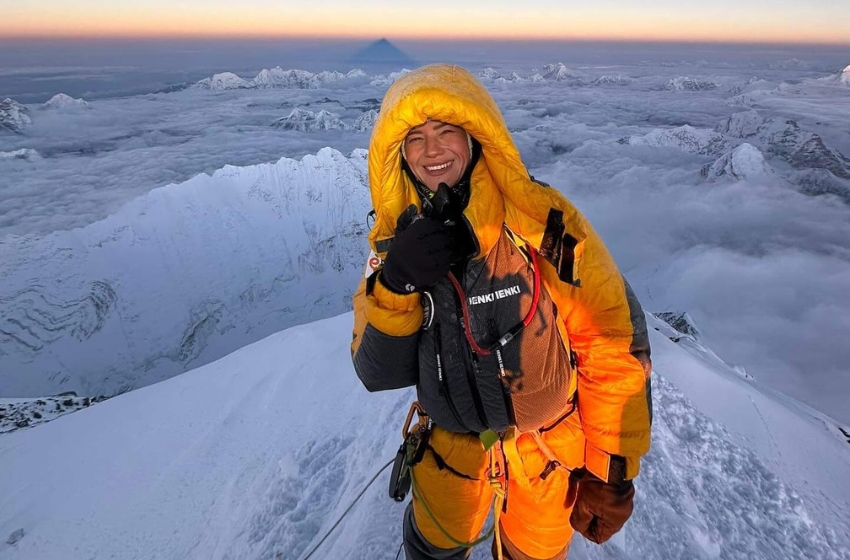 ENKI IENKI designs gear for Ukrainian climber Antonina Samoylova's third successful summit of Mount Everest