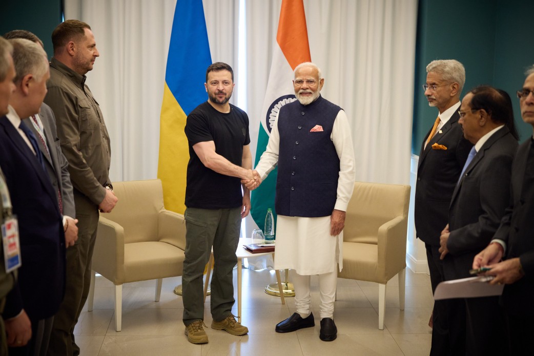 The President of Ukraine and the Prime Minister of India Discussed Bilateral Relations and Trade Expansion