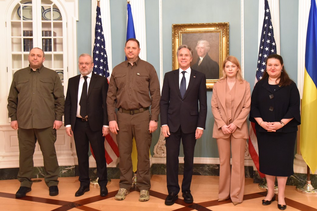 Ukrainian delegation began its visit to the United States and met with Antony Blinken