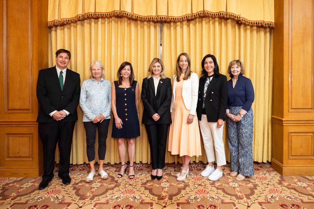 Ukraine's voice should be heard everywhere. Olena Zelenska during a meeting with the wives of US governors