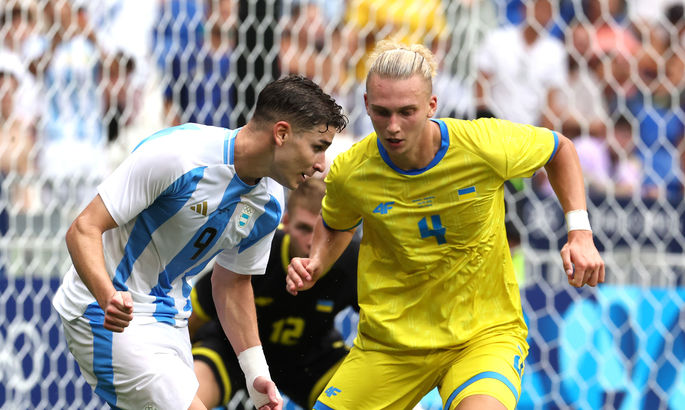 The Ukrainian national football team lost to Argentina and was eliminated from the 2024 Olympics