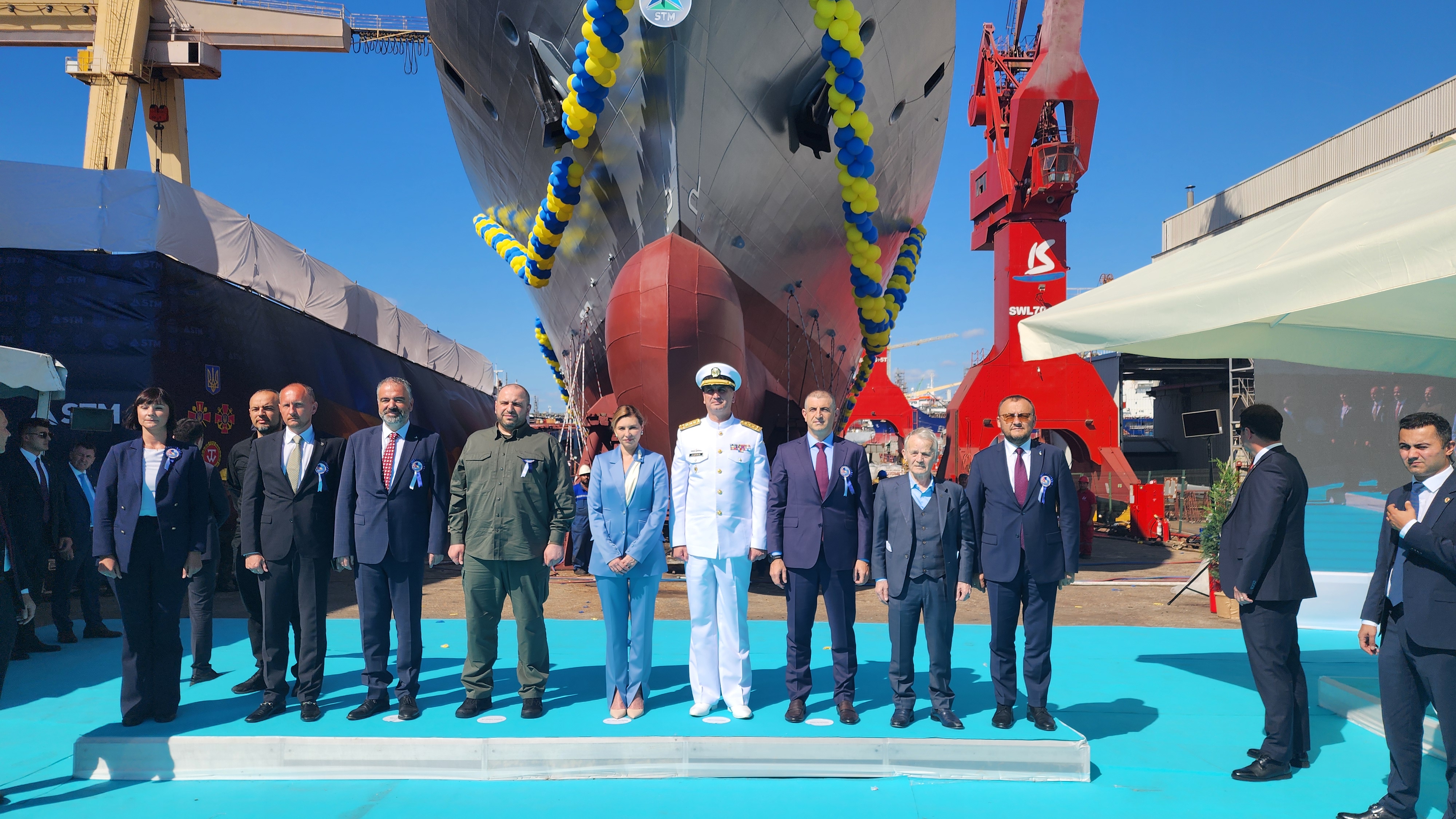 Turkey hosts launch ceremony for second Ukrainian corvette "Hetman Ivan Vyhovsky"