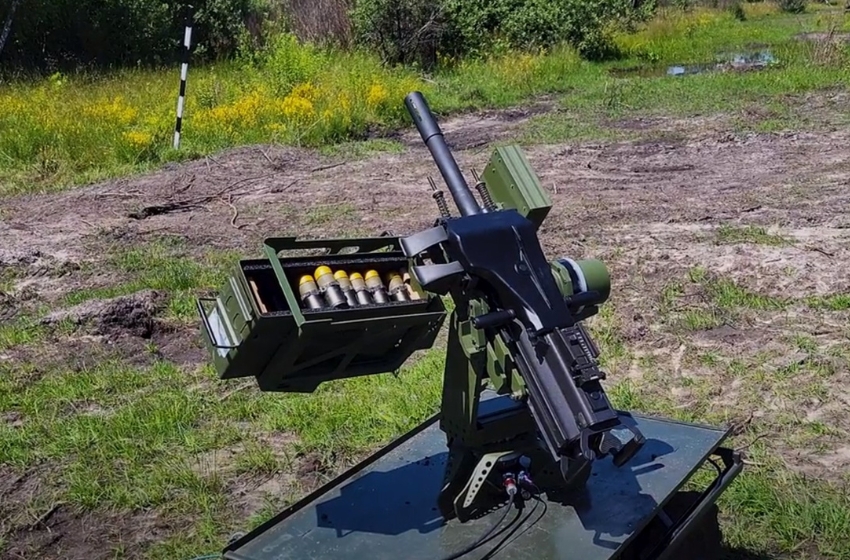 The Ukrainian defense startup Frontline has unveiled its new development: a turret for the MK-19 Buria grenade launcher