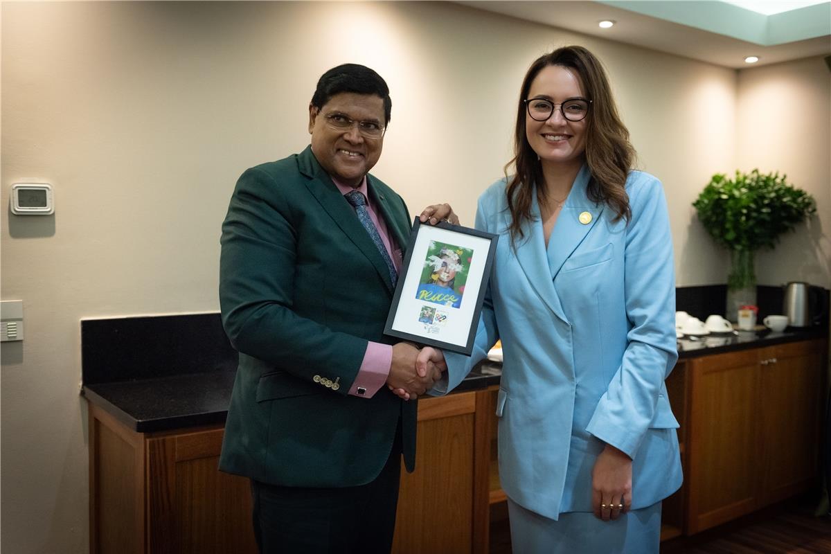 The President of Suriname and Yulia Svyrydenko discussed the possibilities of joint projects in the mining and agriculture sectors