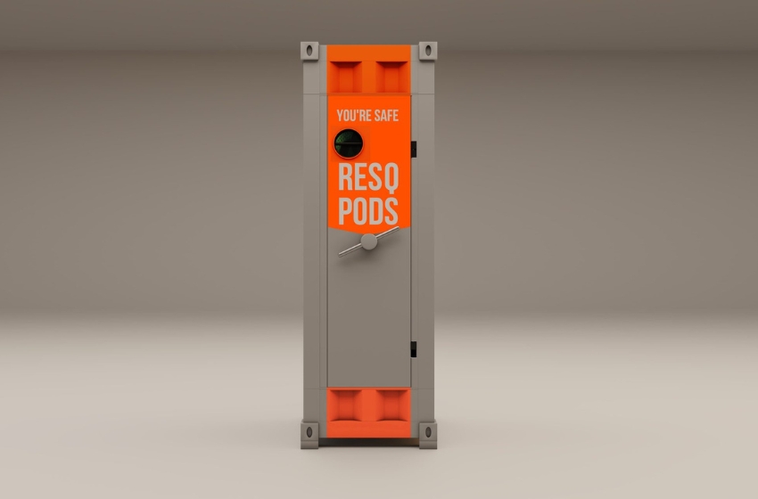 Ukrainian deep-tech company Resq Pods has developed a lifesaving capsule for protecting people during disasters