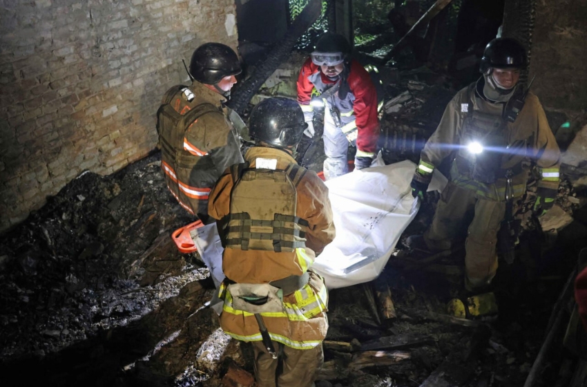 Zelensky: Rescue operations are ongoing; as a result of the night-time shelling, 4 people have died