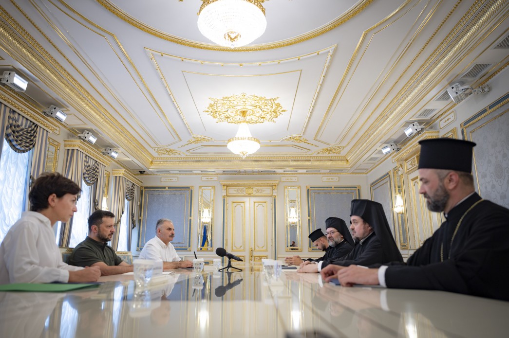 Volodymyr Zelensky met with representatives of the Ecumenical Patriarchate