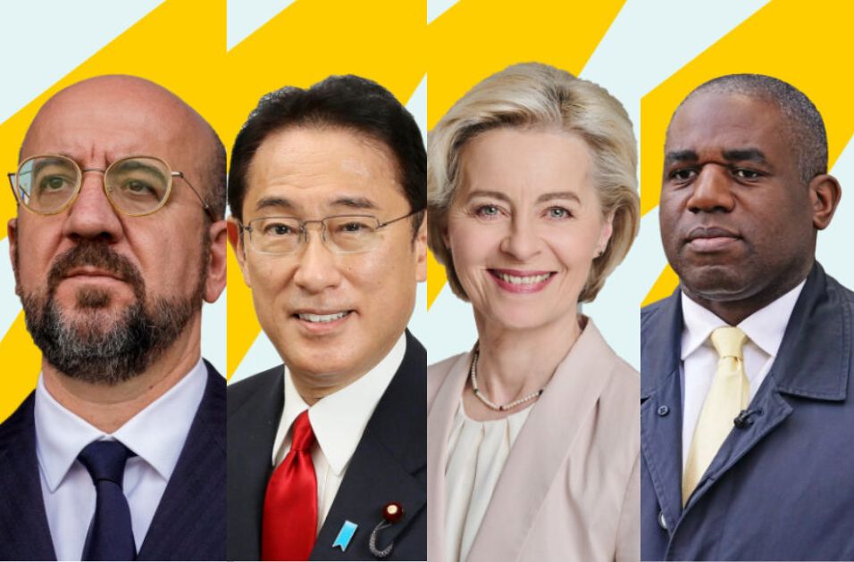 The Fourth Crimea Platform Summit: Charles Michel, Ursula von der Leyen, Fumio Kishida and David Lammy