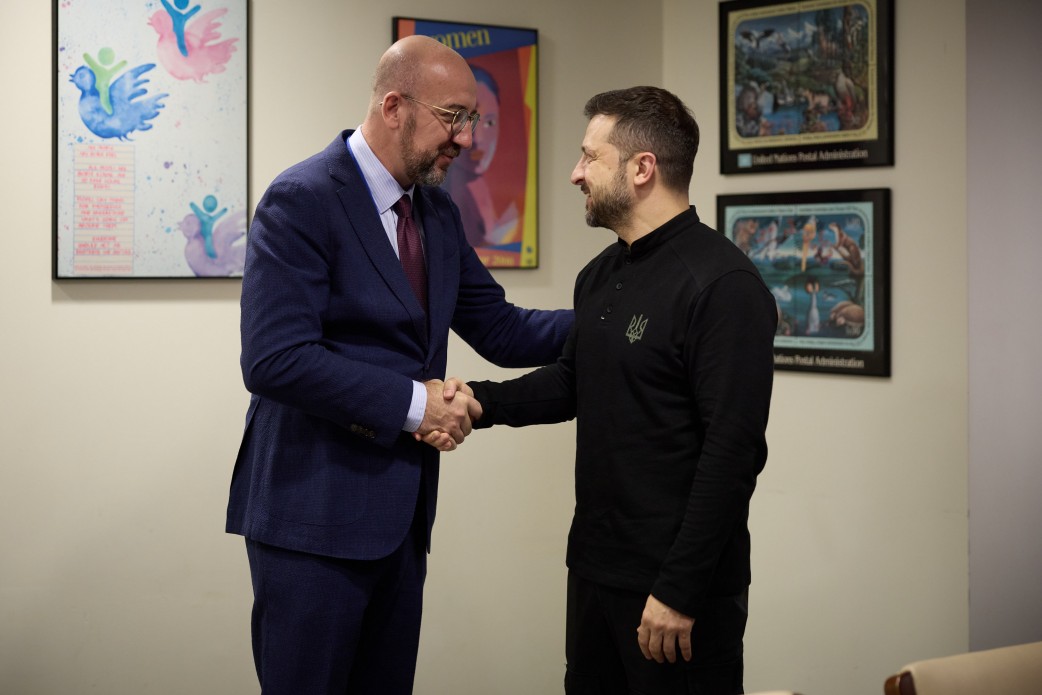 Volodymyr Zelensky and Charles Michel discussed ways to expedite the decision on use of proceeds from frozen Russian assets