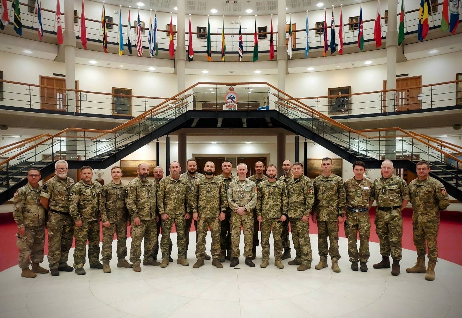 Ukrainian military chaplains completed a leadership course at the UK Defence Academy