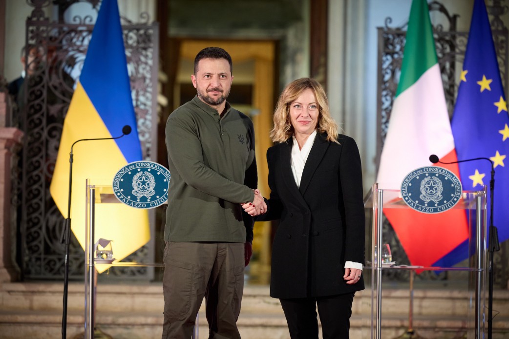 President of Ukraine Presented the Victory Plan to Giorgia Meloni