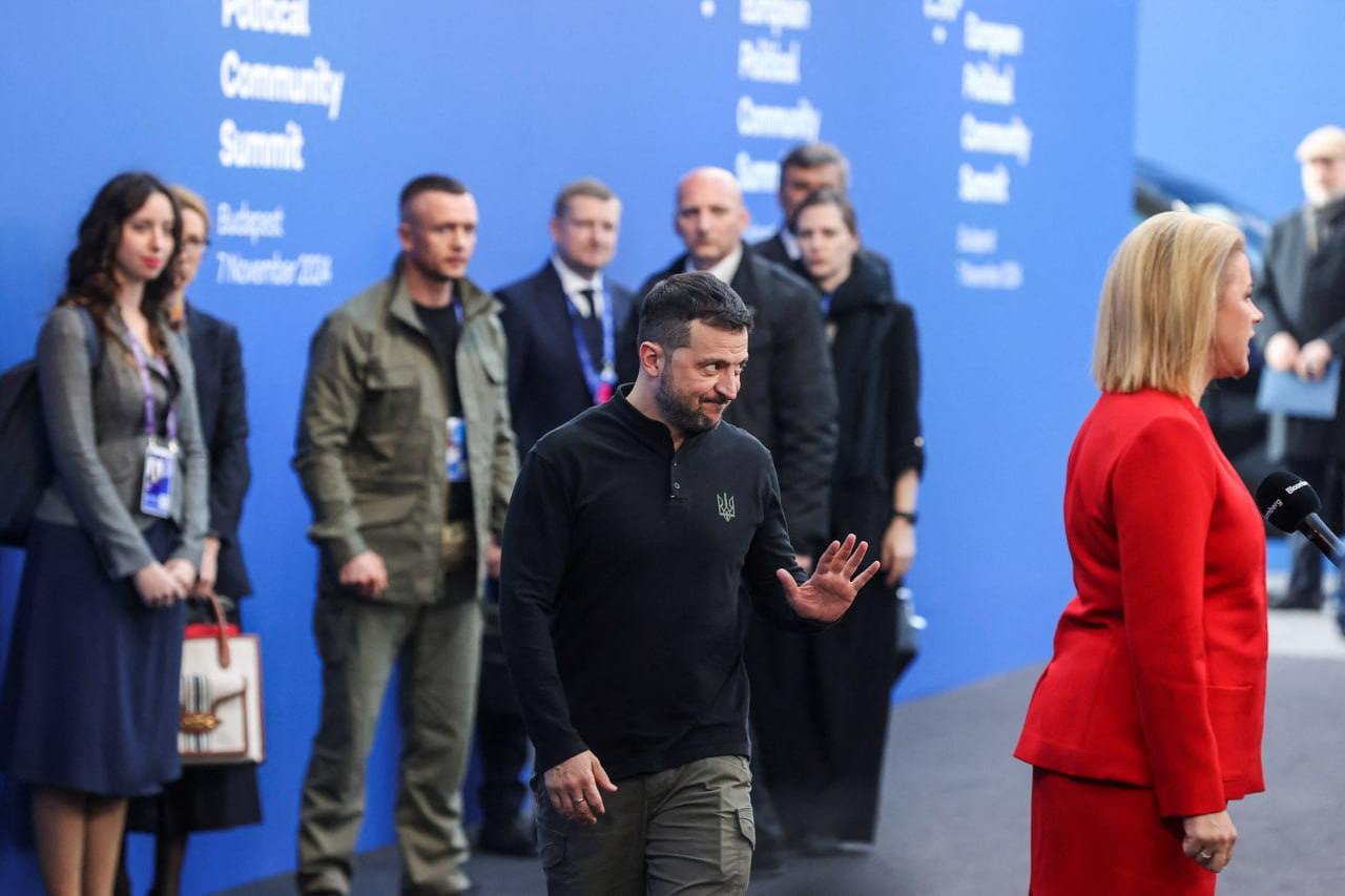 Zelensky arrived in Budapest for the European Political Community summit