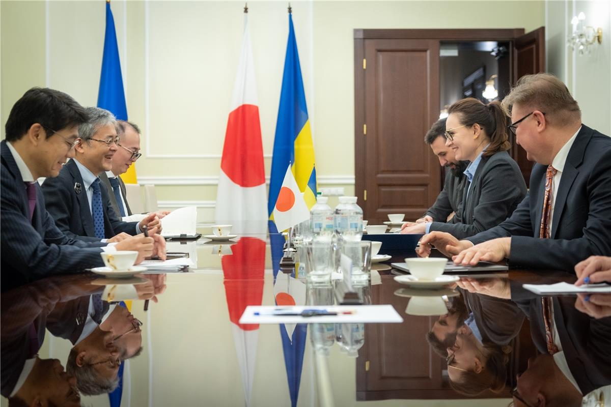 Yulia Svyrydenko and the Japanese Ambassador to Ukraine, Nakagome Masashi, discussed possibilities for accelerating demining efforts