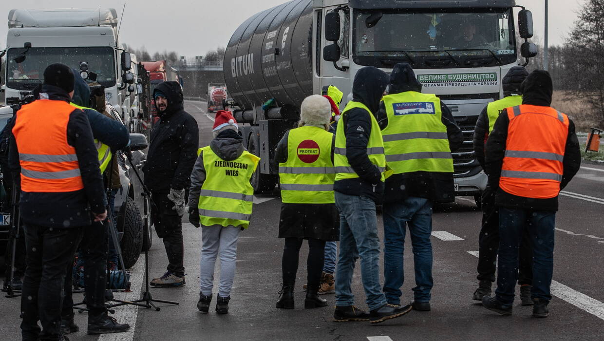 Polish farmers may resume blocking the Ukrainian-Polish border in December