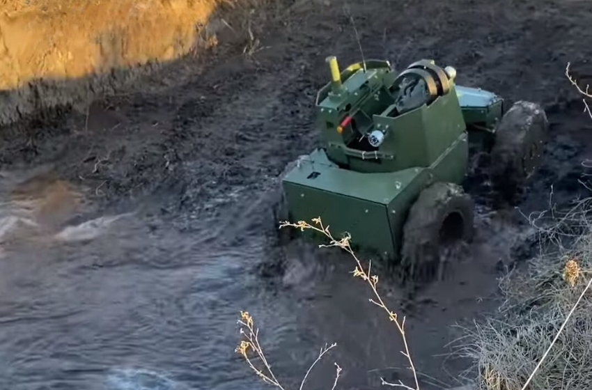 At the Brave1 training ground, one hundred Ukrainian-made ground drones were tested