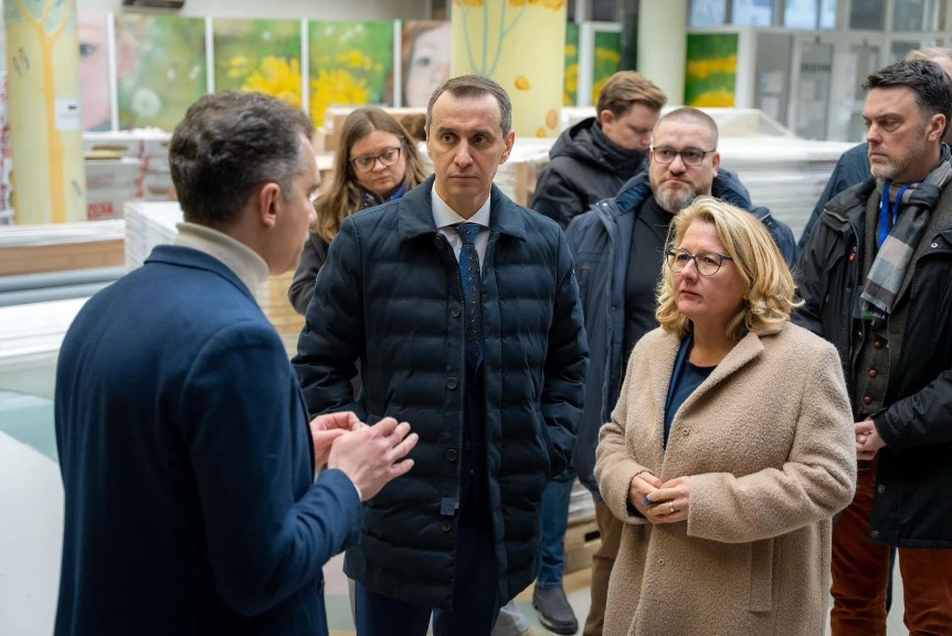 The Minister of Health of Ukraine and the Minister for Economic Cooperation and Development of Germany visited Okhmatdyt