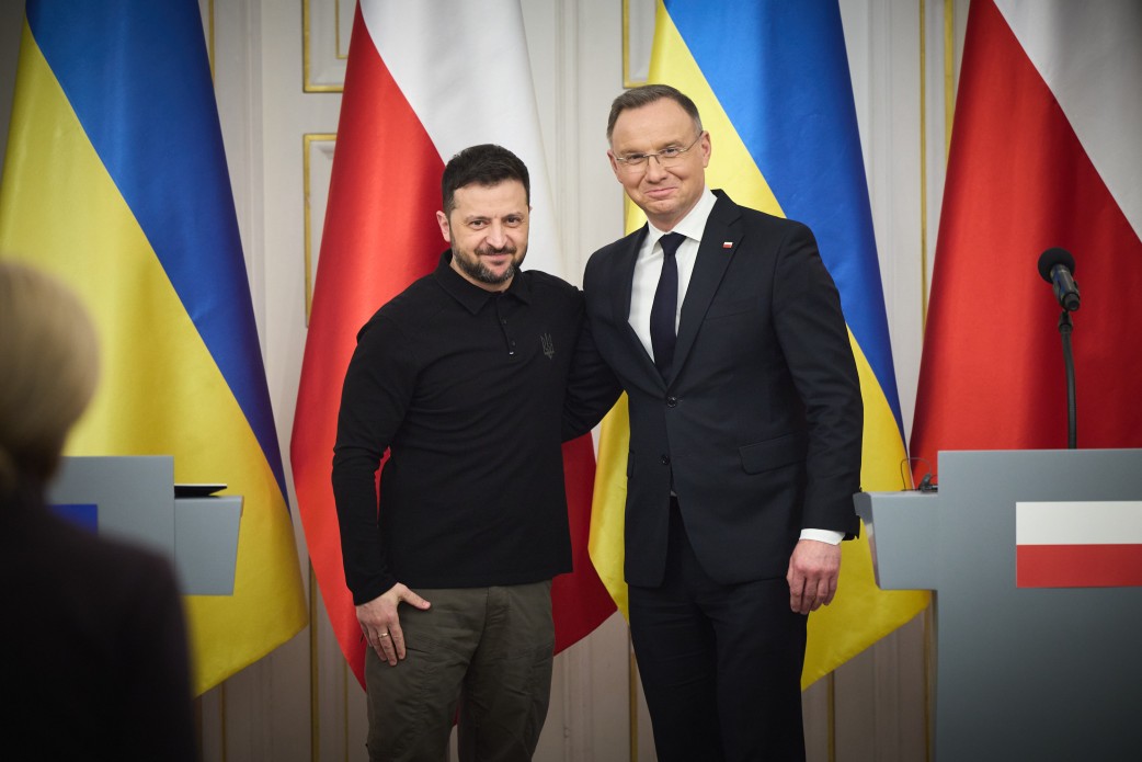 The President of Ukraine and the President of Poland discussed further defense and Political support