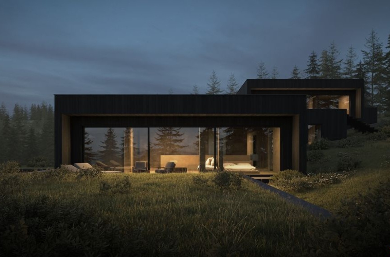 Cottages in Japanese and Scandinavian styles will be built at Yablunytsky Pass