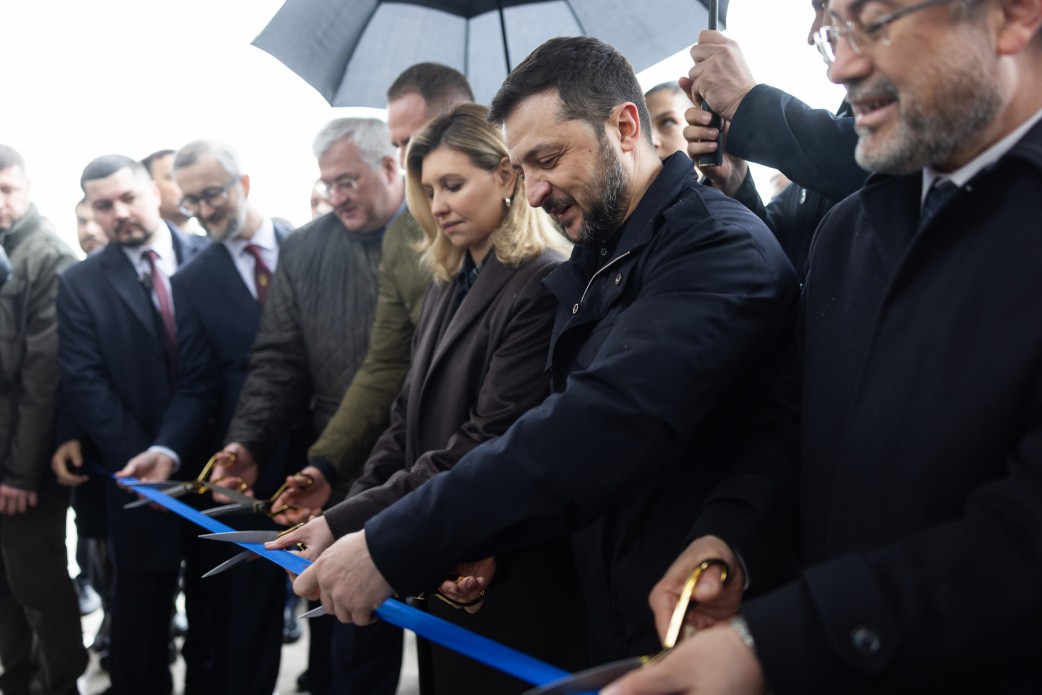 Volodymyr and Olena Zelenskyi participated in the opening of the new Ukrainian Embassy building in Turkey