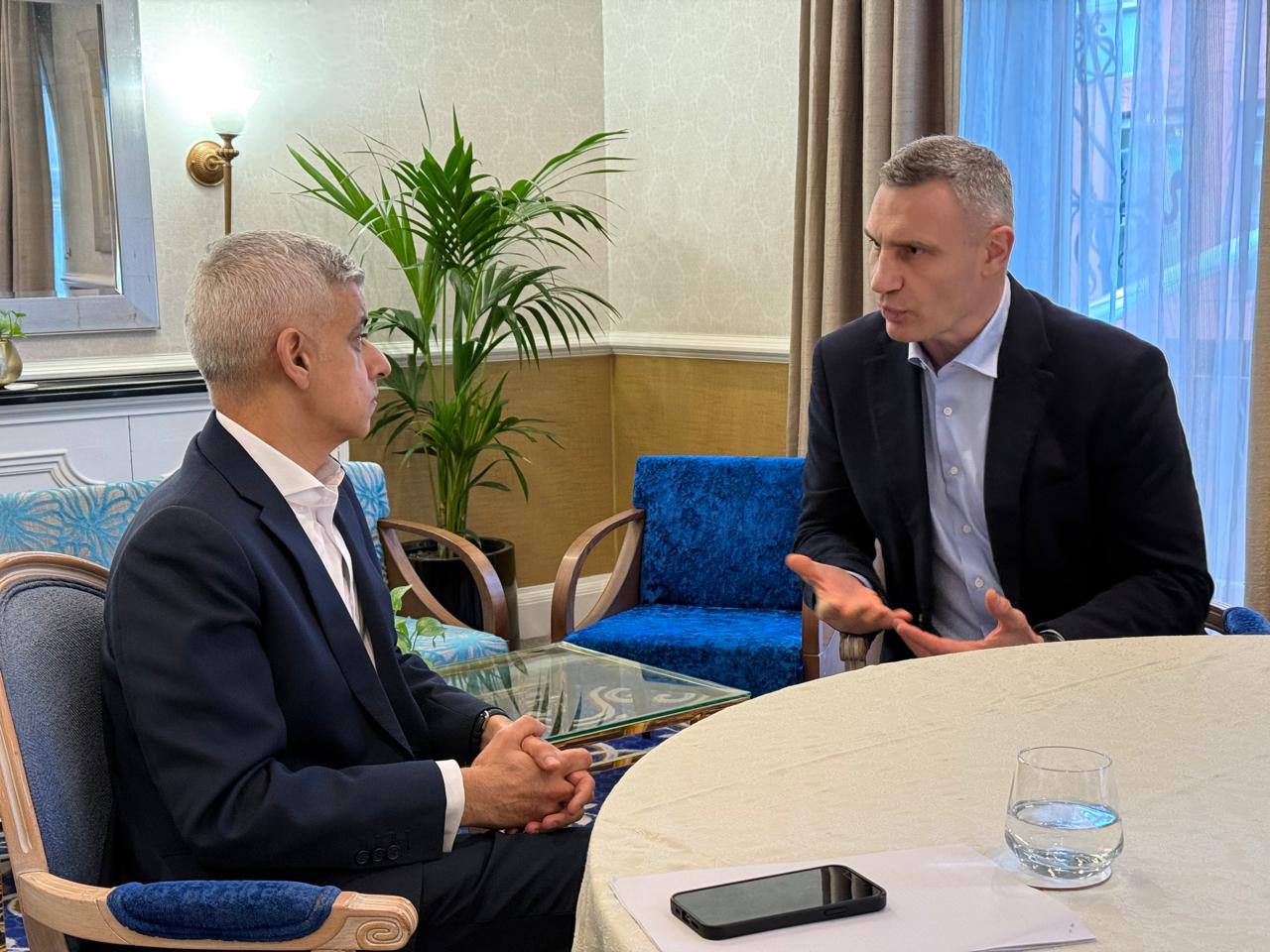 Vitali Klitschko and the Mayor of London discussed the post-war reconstruction of Kyiv