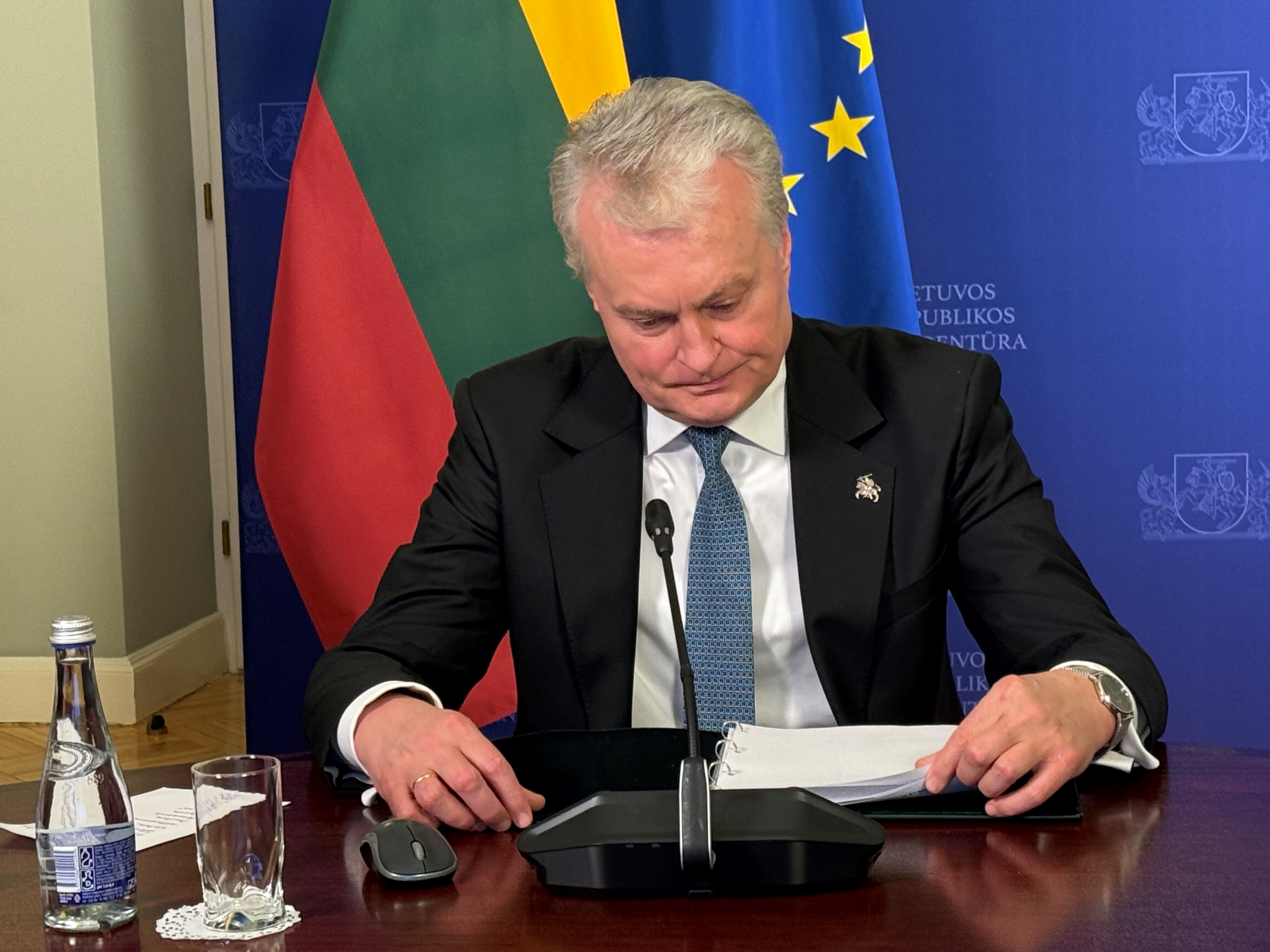 The President of Lithuania has proposed a five-point plan for Europe's support of Ukraine.