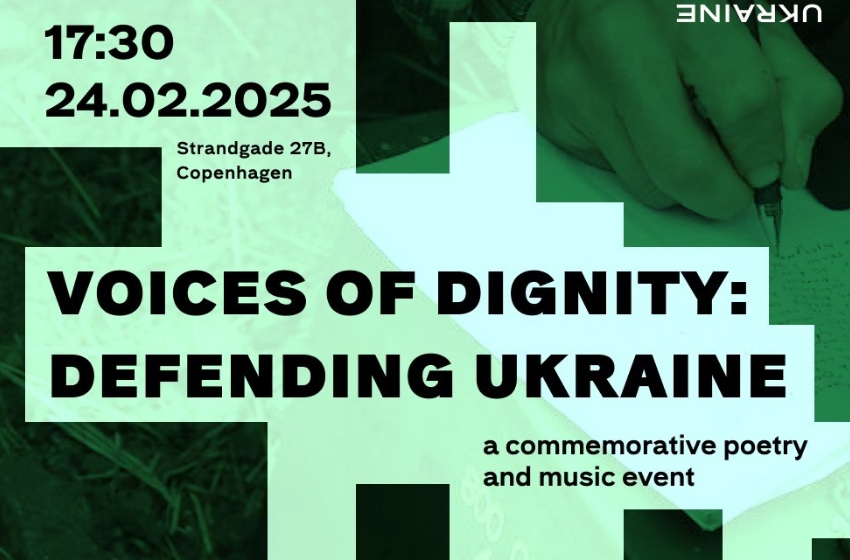 Artistic events in Denmark marking third anniversary of full-scale invasion with Kyiv Camerata Ensemble and Odesa City Letters