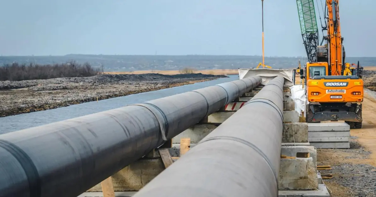 Metinvest-SMC supplies 500 tons of rebar for the new water pipeline to Mykolaiv