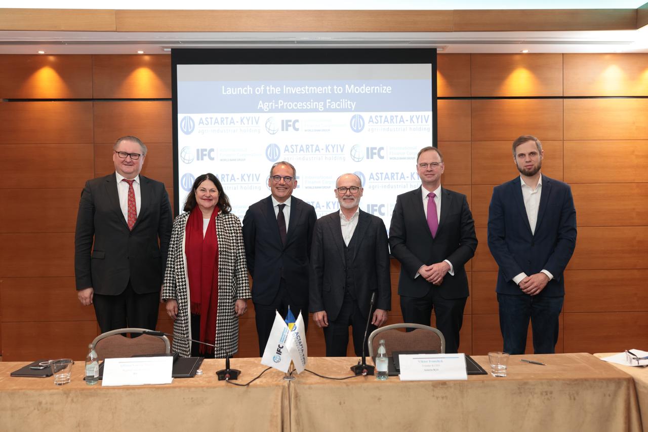 IFC and Astarta to build a new plant in Ukraine