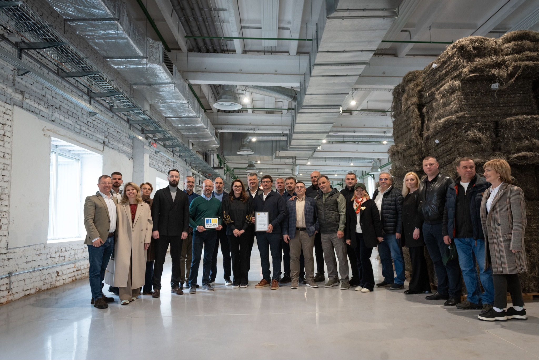 In Zhytomyr region, Ukraine’s largest industrial hemp processing plant has been launched