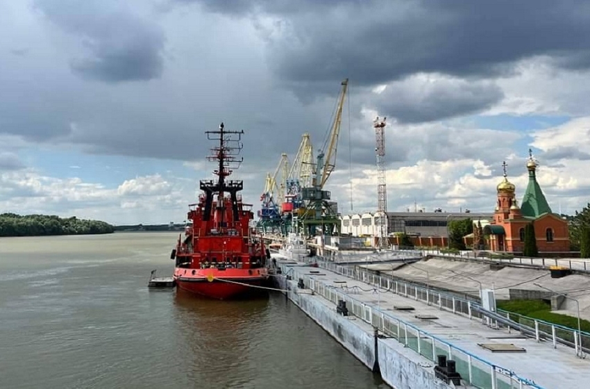 Cargo handling in Ukrainian ports on the Danube has fallen by almost 50%
