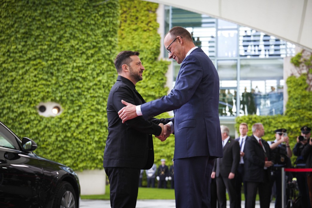 Volodymyr Zelenskyy and Friedrich Merz hold talks in Berlin