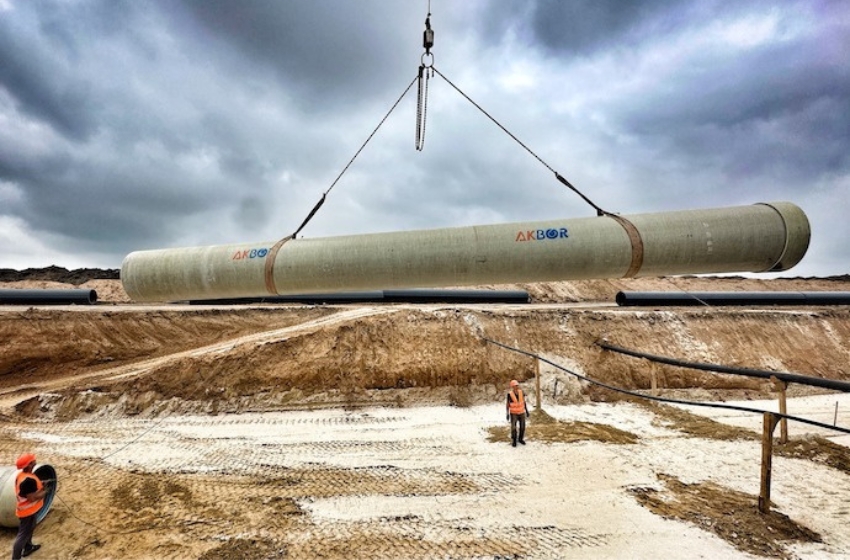 The Mykolaiv water pipeline is 70% complete