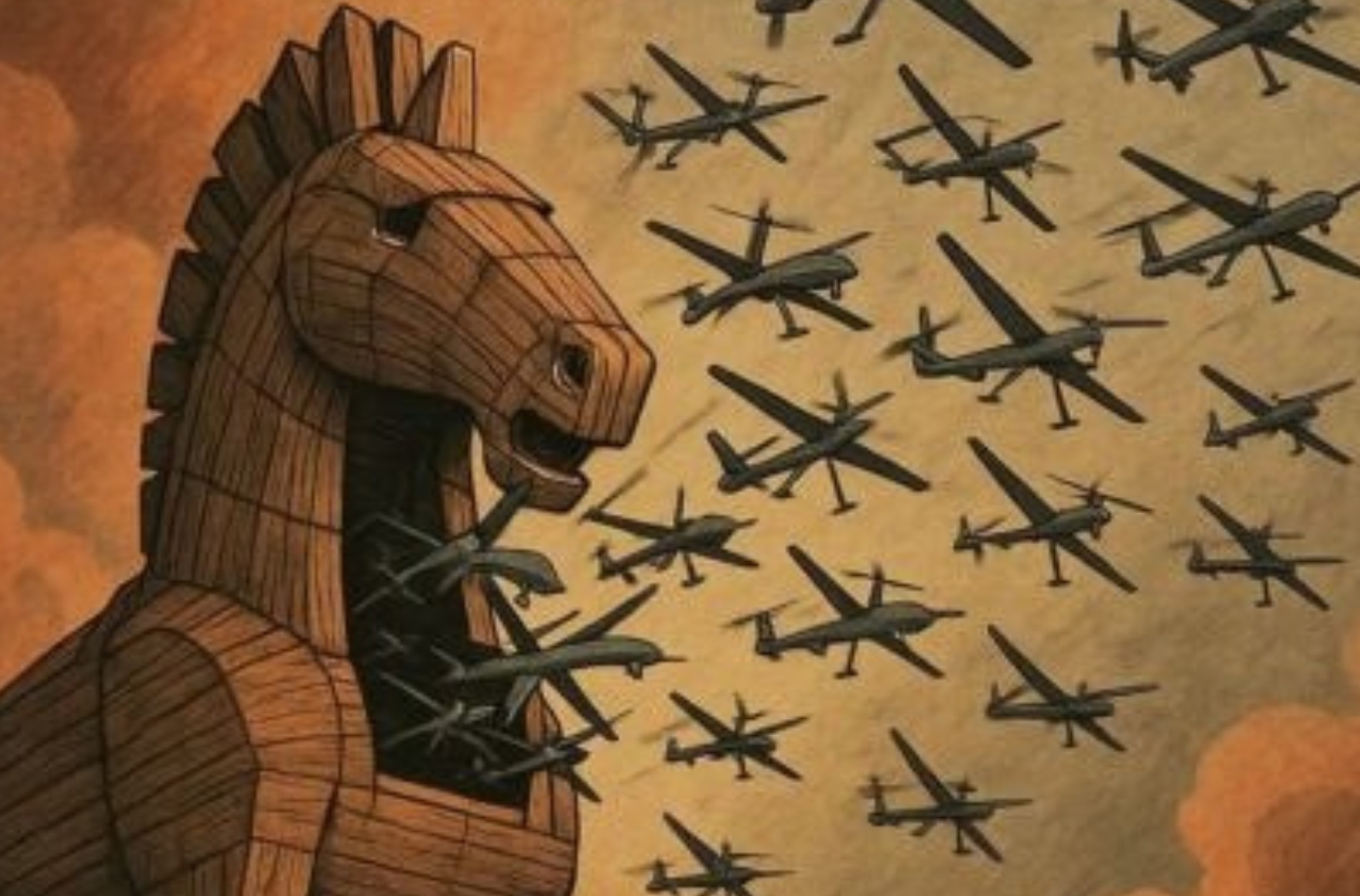 AI-powered drones trained on Soviet-era bombers used to strike Russian airbases