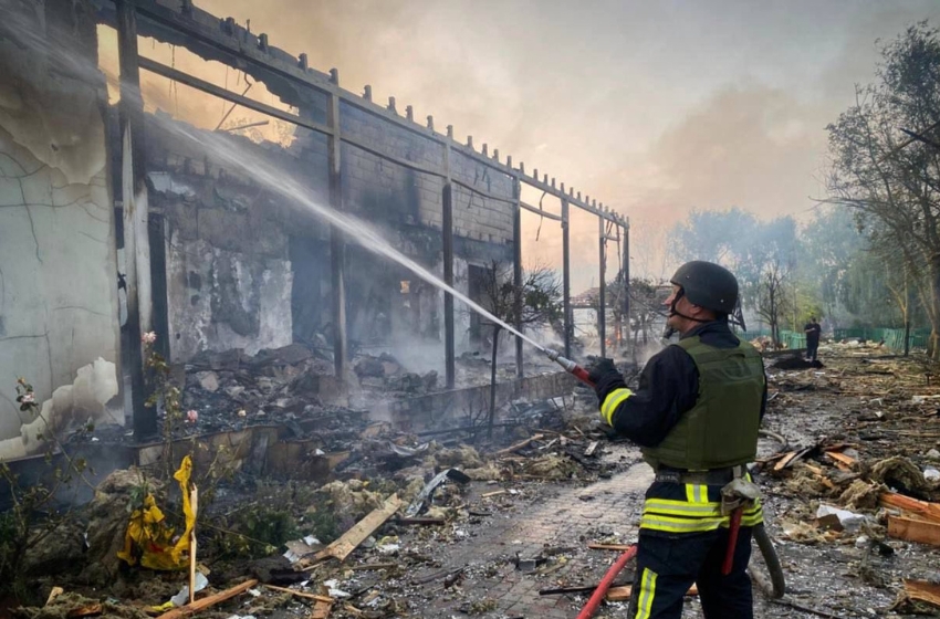 In the Odessa region, Russian attacks have damaged summer houses, cars, and watercraft