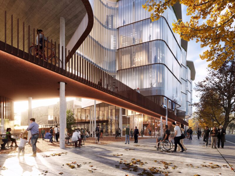 The State Tax University in Irpin will be rebuilt based on a project by the Canadian company Stantec