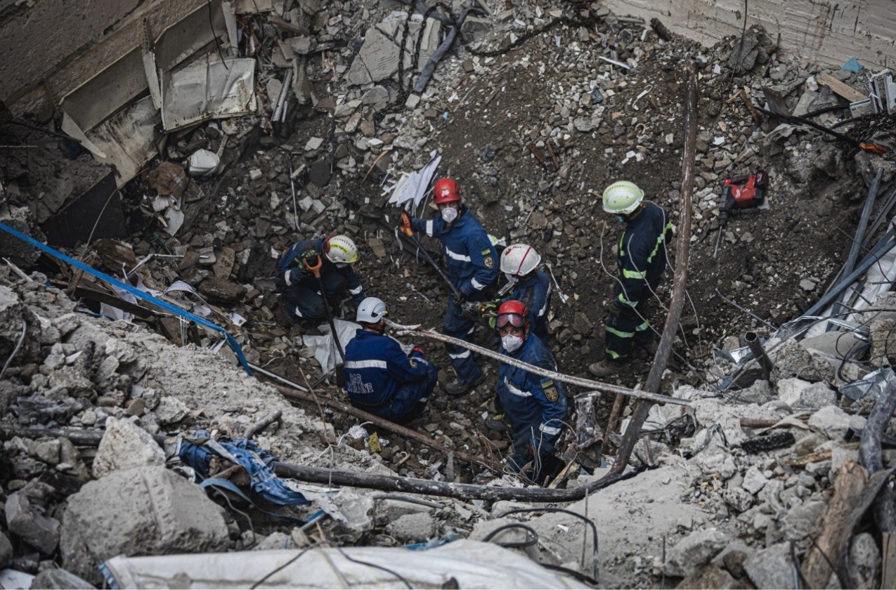 In Kharkiv, the bodies of two more victims were found at a facility destroyed by Russian strikes