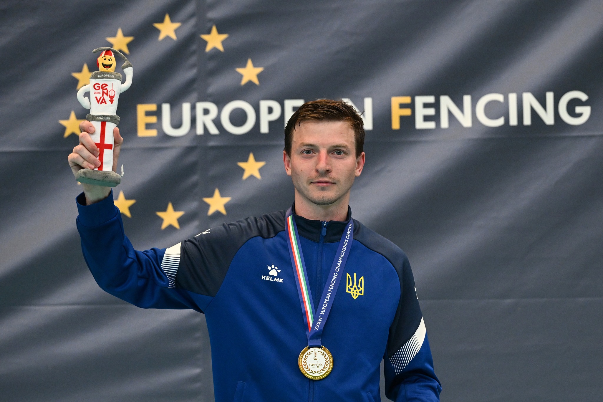 Ukrainians win gold and silver at the European Fencing Championship in Italy