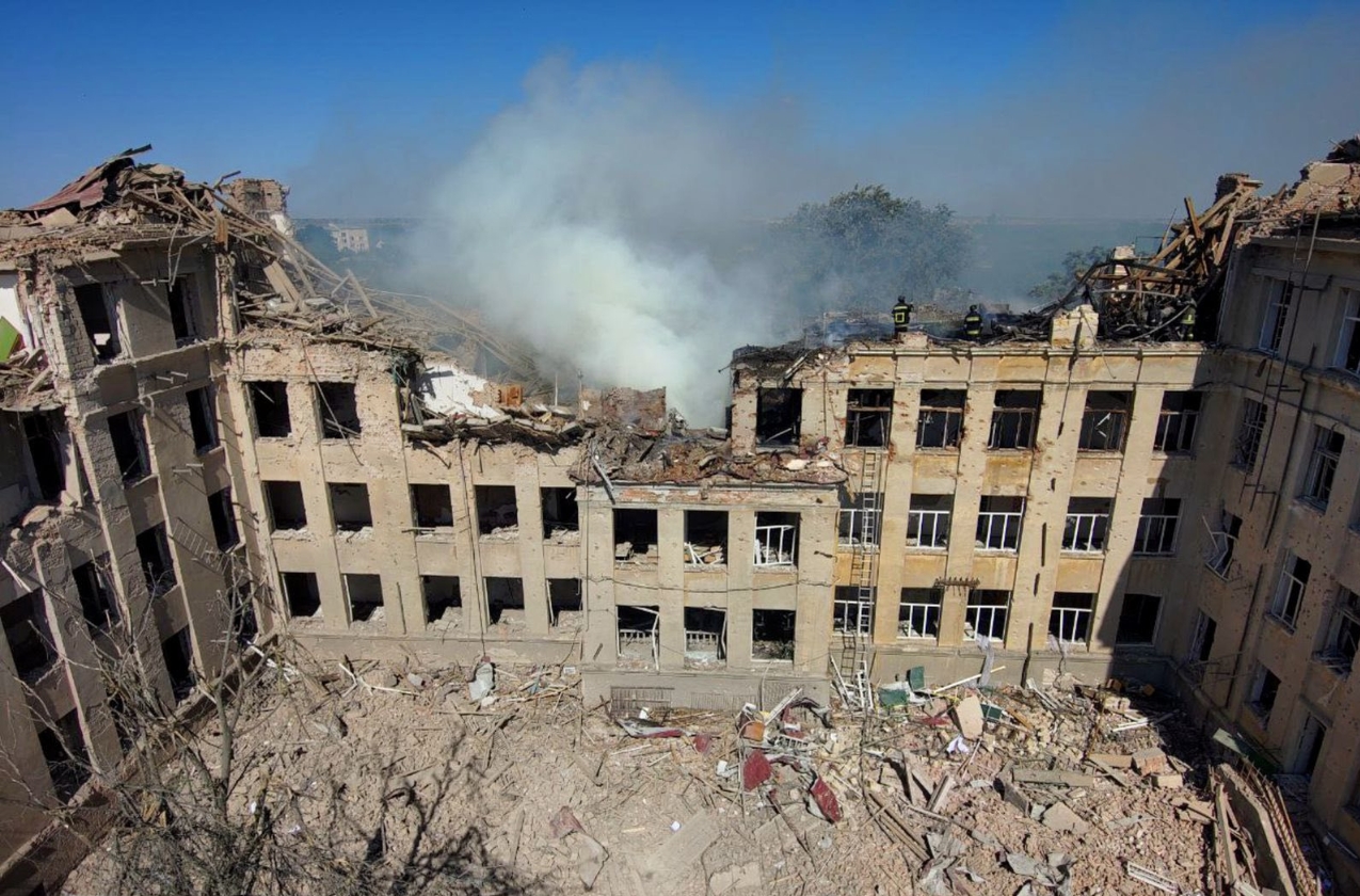 The number of injured from the missile strike on the lyceum in Odessa region has risen to 14, with 2 dead
