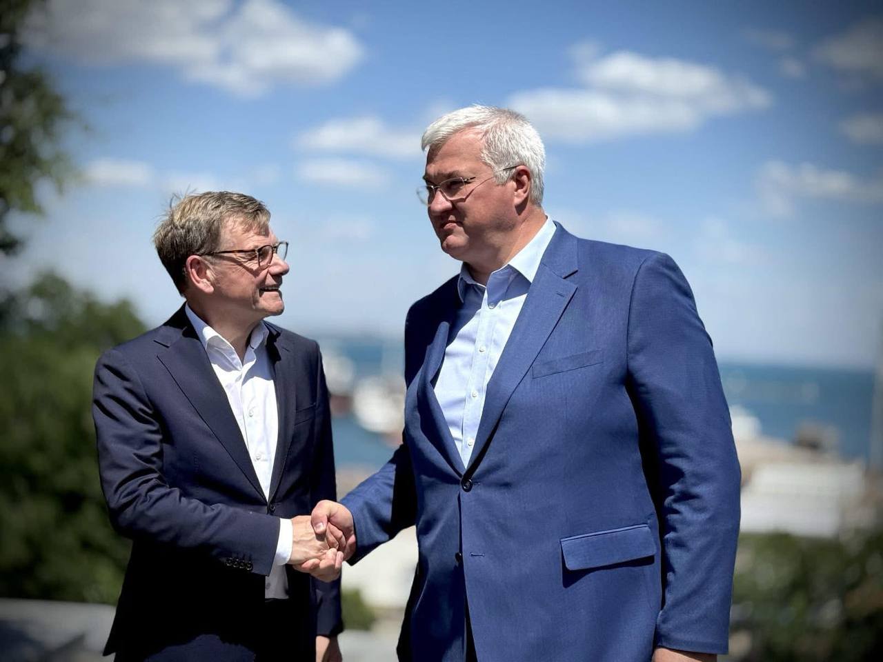 Andriy Sybiha and Johann Wadephul visited Odessa and discussed strengthening air defense