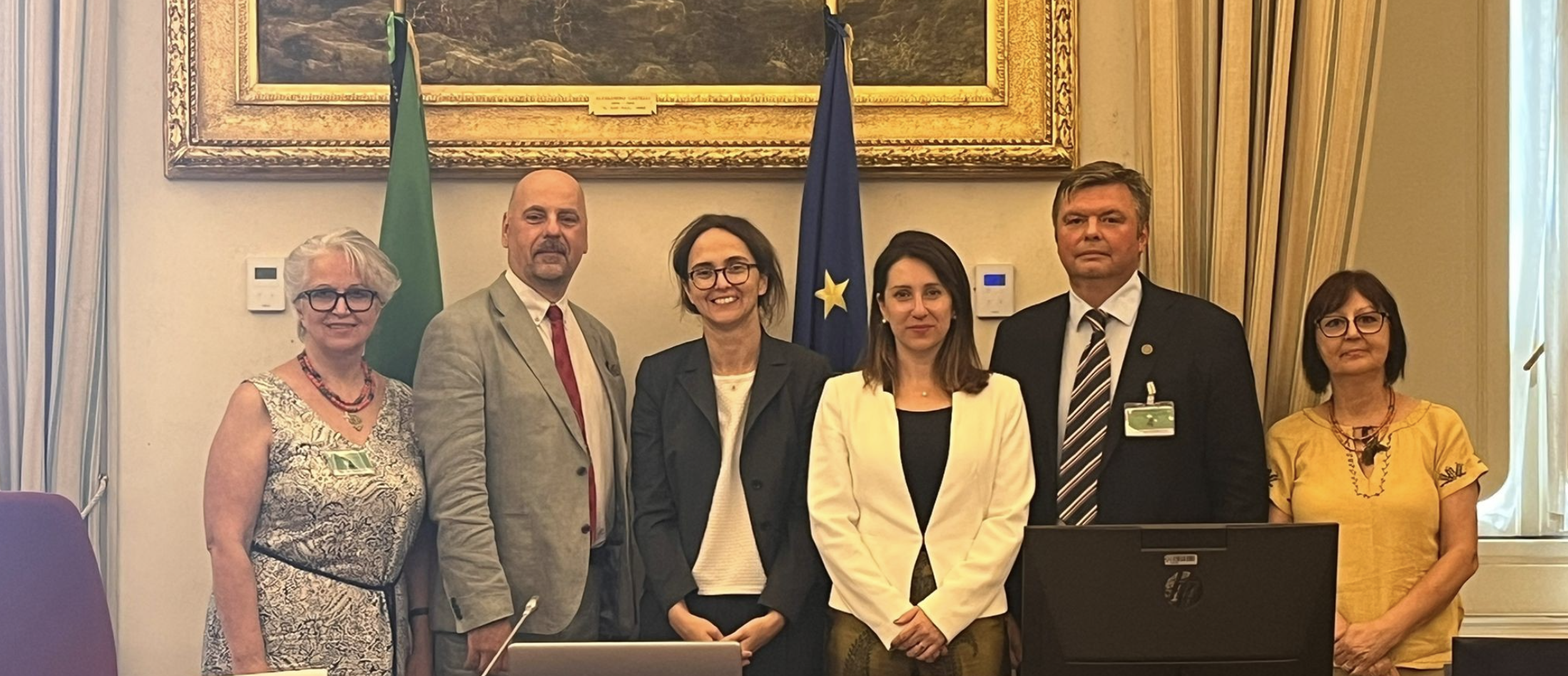 A delegation from the Ukrainian World Congress addresses key committee in Italian Parliament